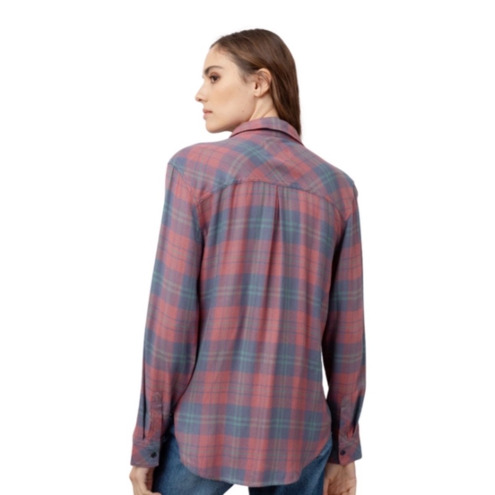 RAILS Plaid Hunter Plaid Button-Up Flannel Shirt M - Picture 2 of 9